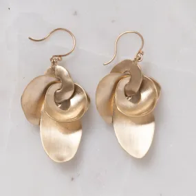 10k Large Orchid Earrings