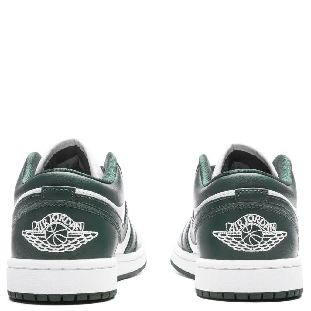 Air Jordan 1 Low Women's - White/Galactic Jade