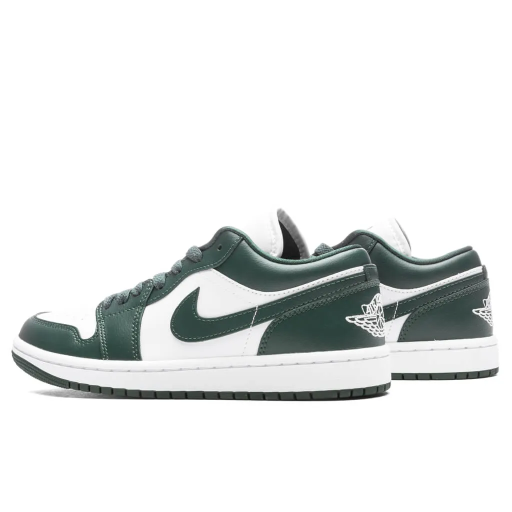 Air Jordan 1 Low Women's - White/Galactic Jade