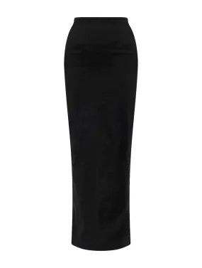 ALAÏA BLACK MAXI SKIRT