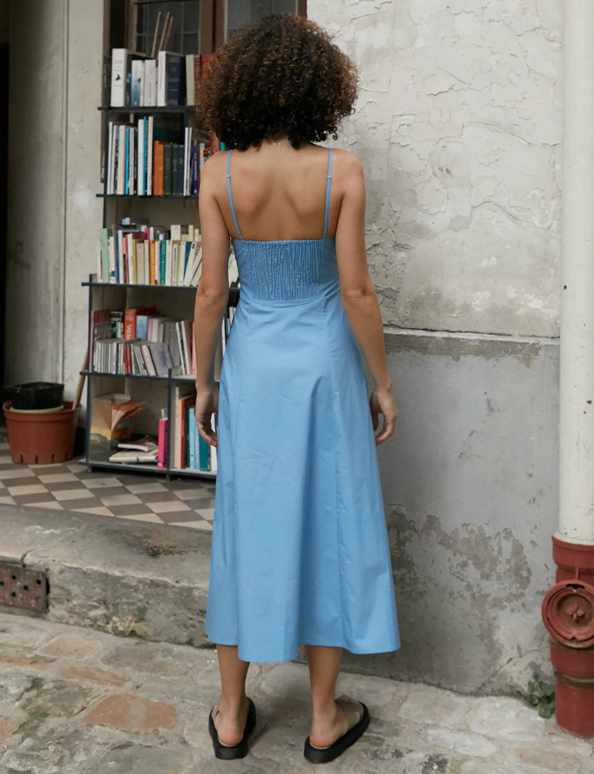 Amalfi Blue Knot Dress