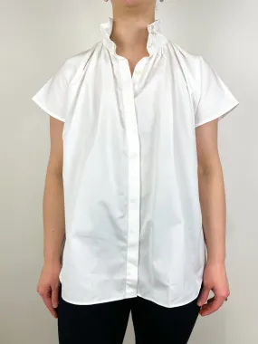 Atelier Kami Top in White Poplin