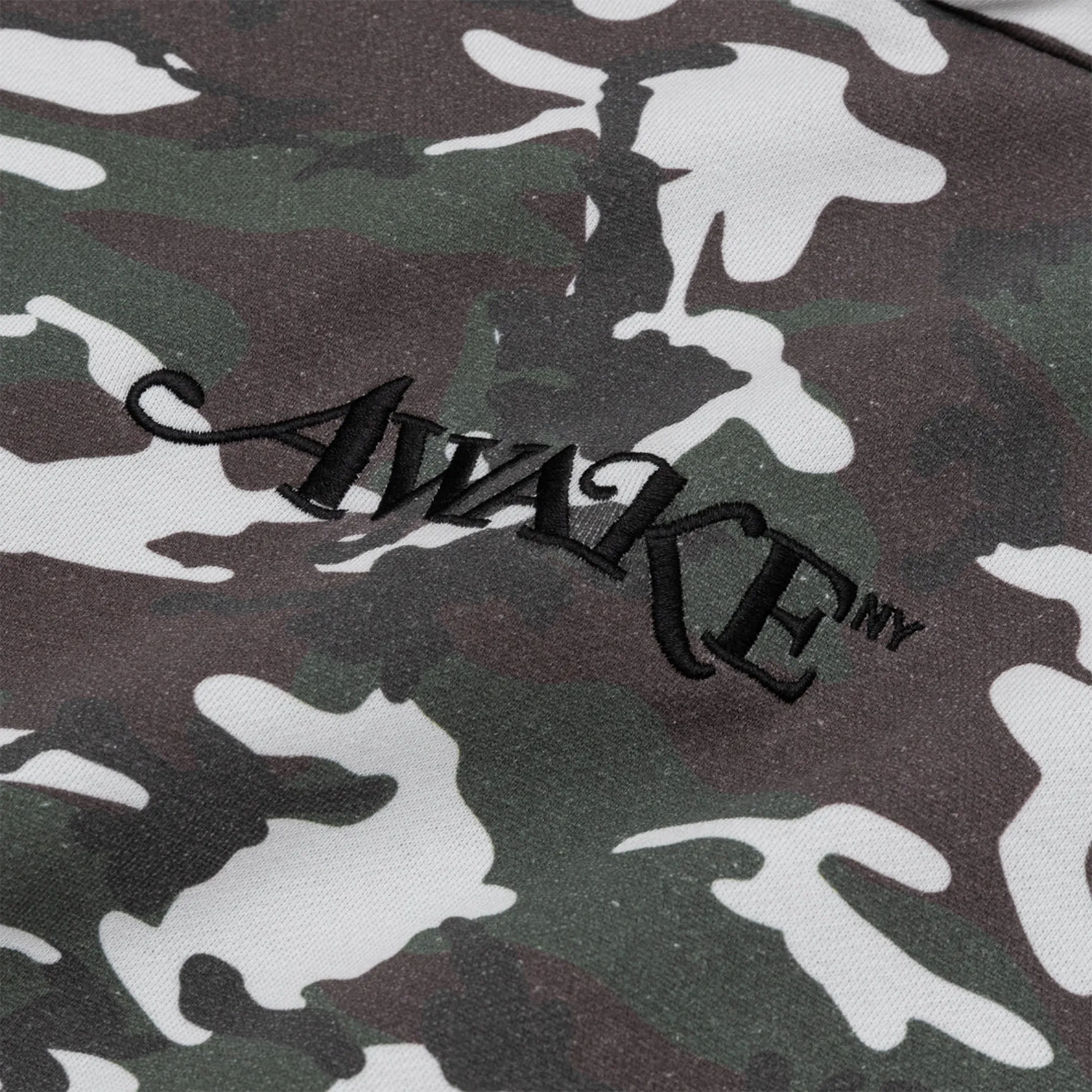 Awake NY Camo Hoodie Green Camo