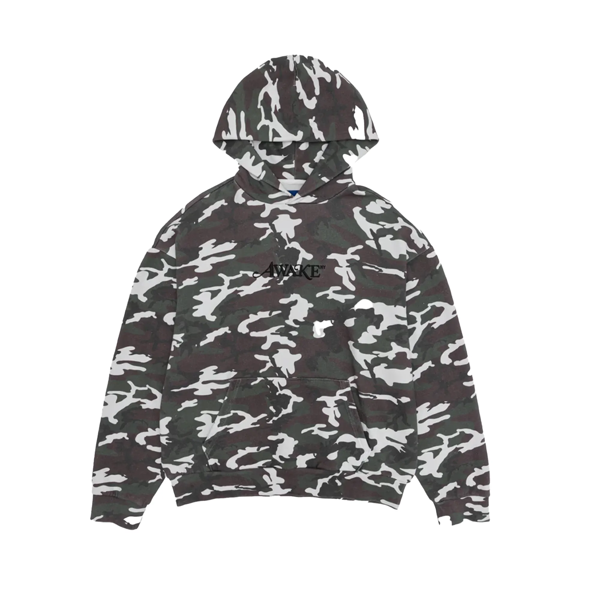 Awake NY Camo Hoodie Green Camo