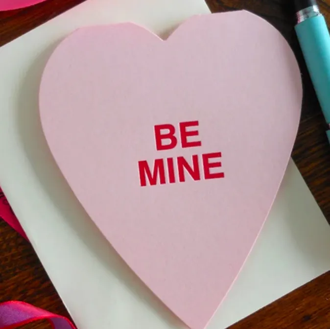 Be Mine Valentine Greeting Card