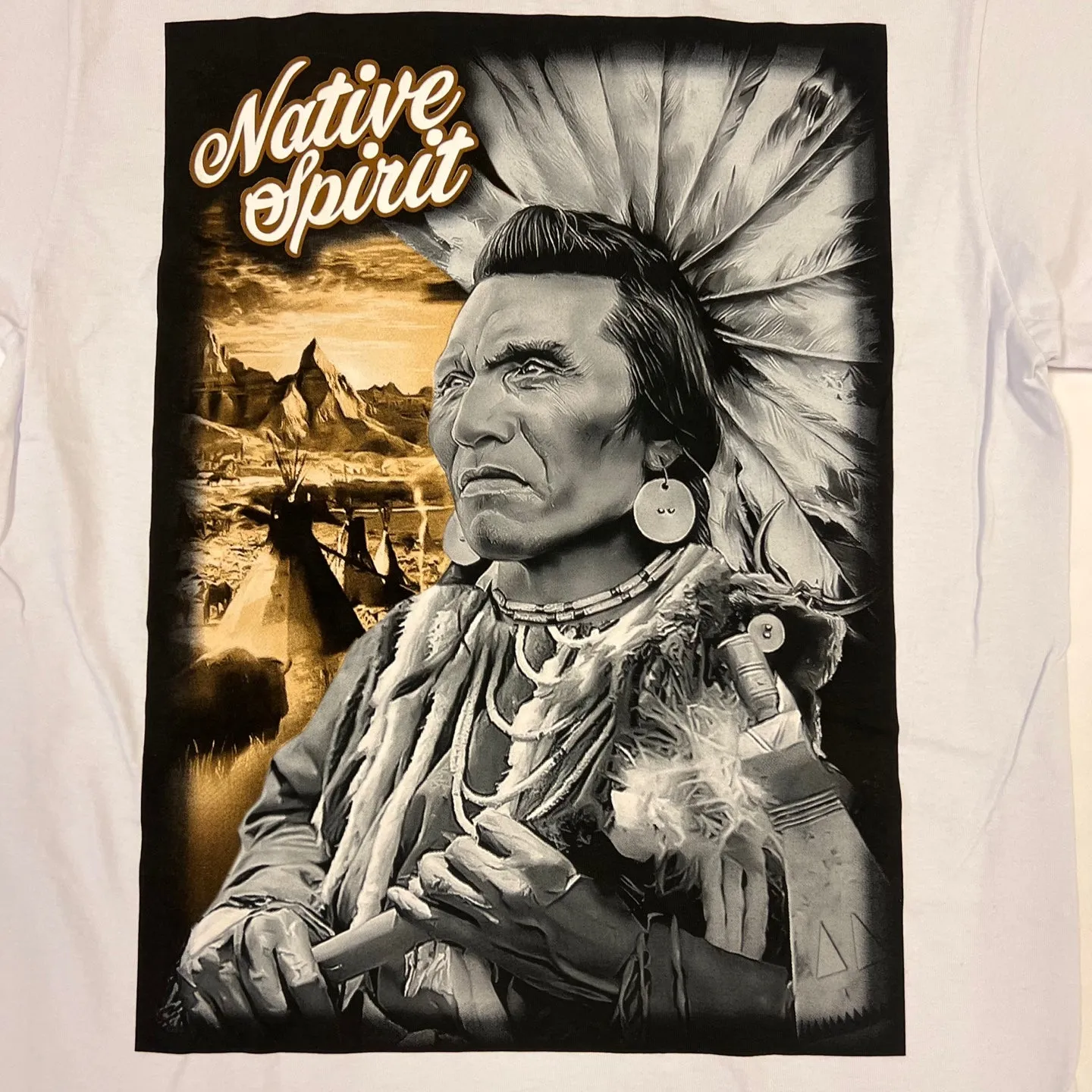 BILLIONAIRE Native Spirit Graphic T-Shirt