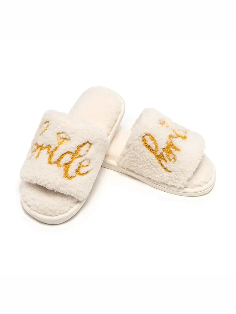 “Bride” Slide Slippers