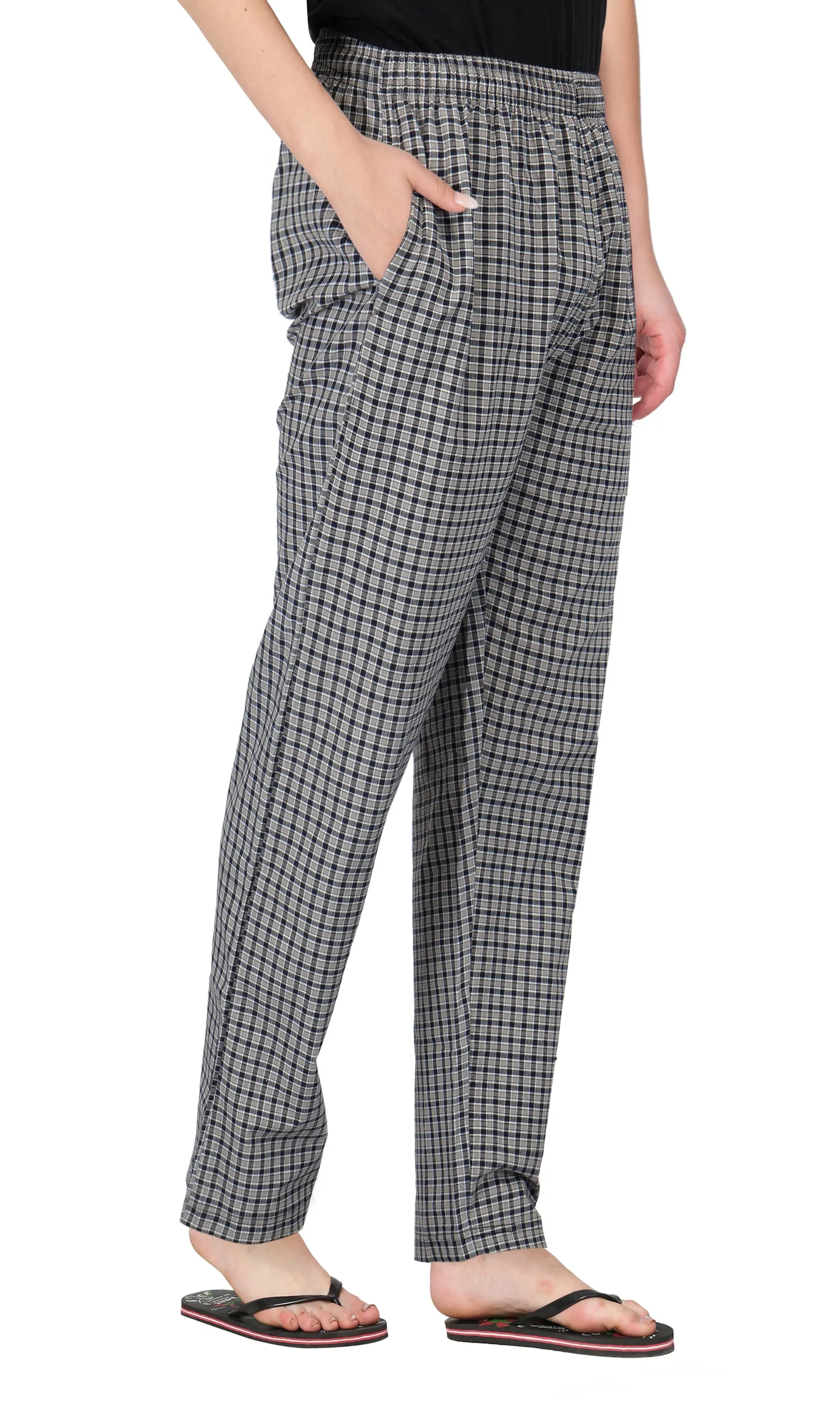 Brown & Black Check Pyjama