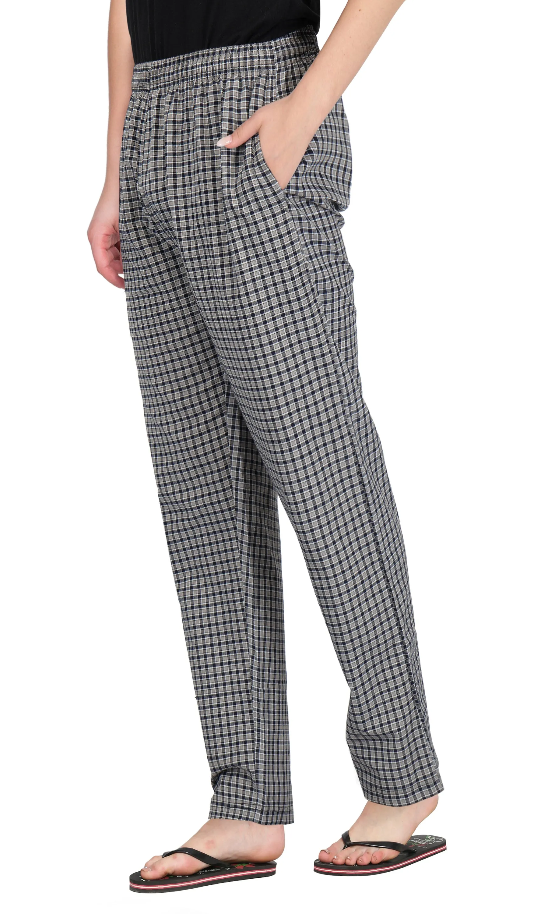 Brown & Black Check Pyjama