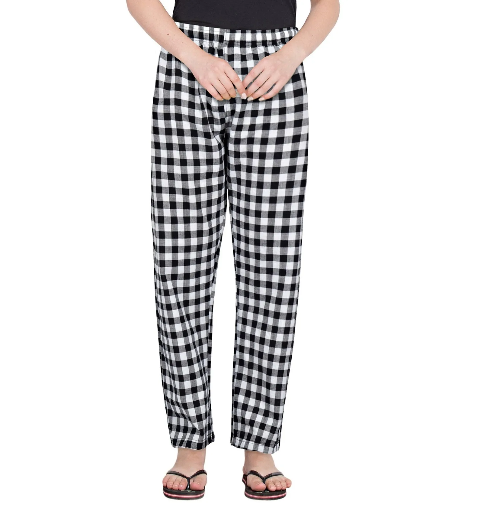 Brown & Black Check Pyjama