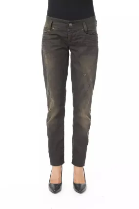 BYBLOS Black Cotton Women Women's Jeans