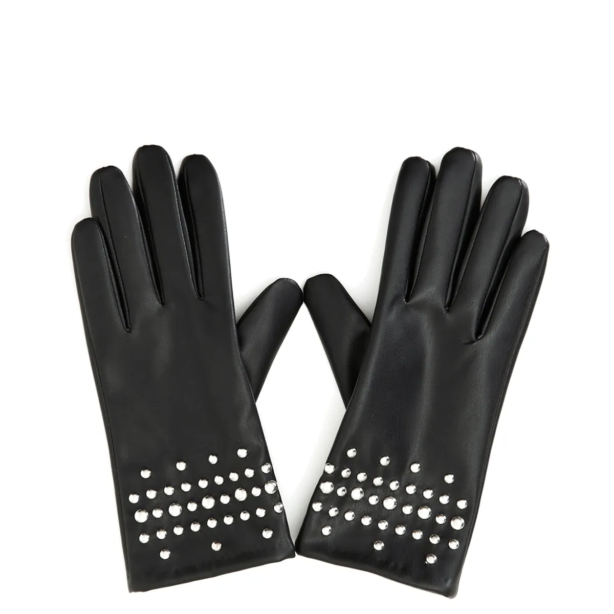 CafèNoir Glove with rhinestone applications C7JU0020 black