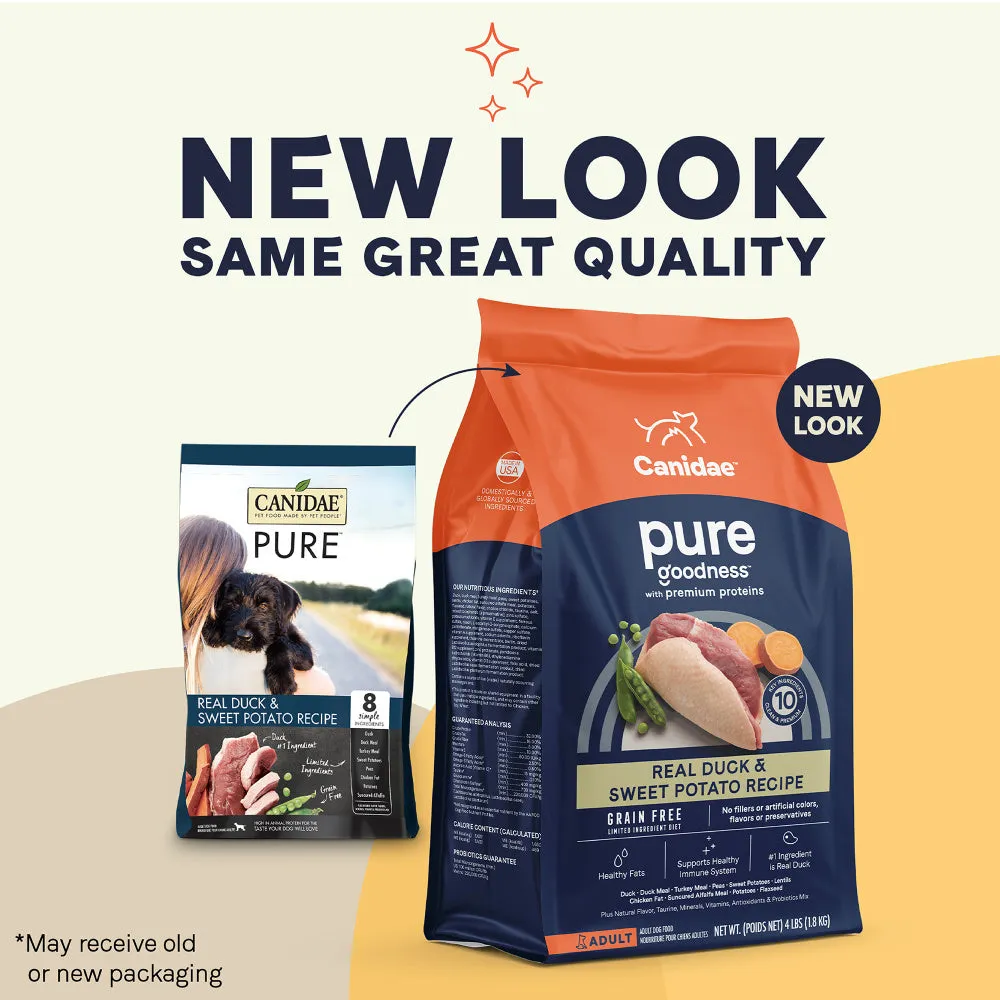 Canidae Grain Free PURE Duck & Sweet Potato Recipe Dry Dog Food