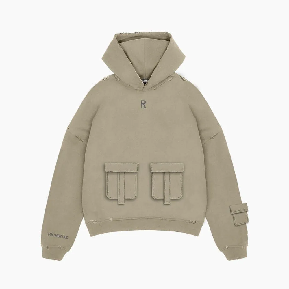 CARGO HOODIE - DUNE