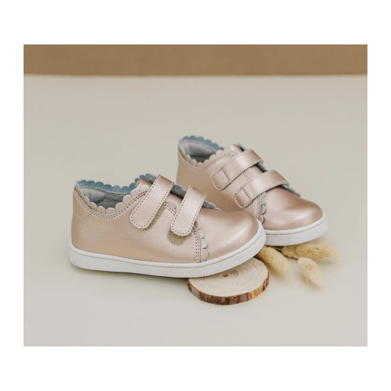 Caroline Scalloped Sneaker