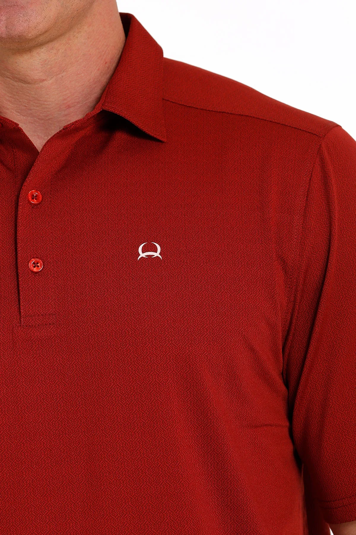 'Cinch' Men's Arenaflex Polo - Red