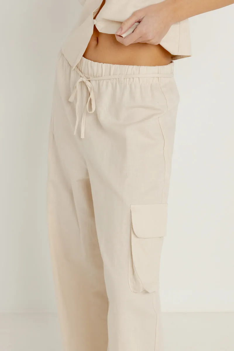 Cove Cargo Pant Oat