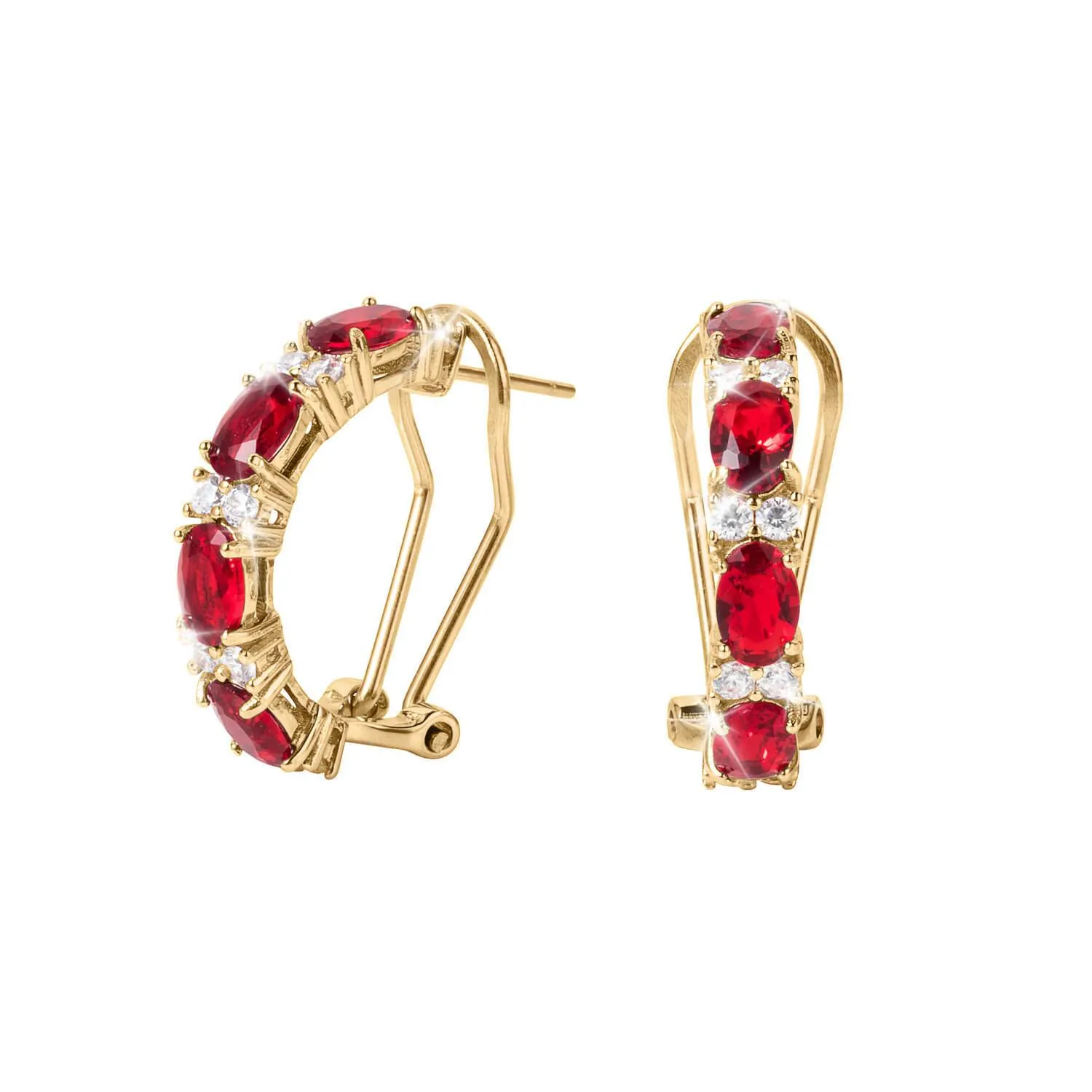 Desire Fire Red Earrings