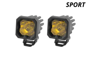 Diode Dynamics - Stage Series C1 Yellow Sport Standard LED Pod (Pair)