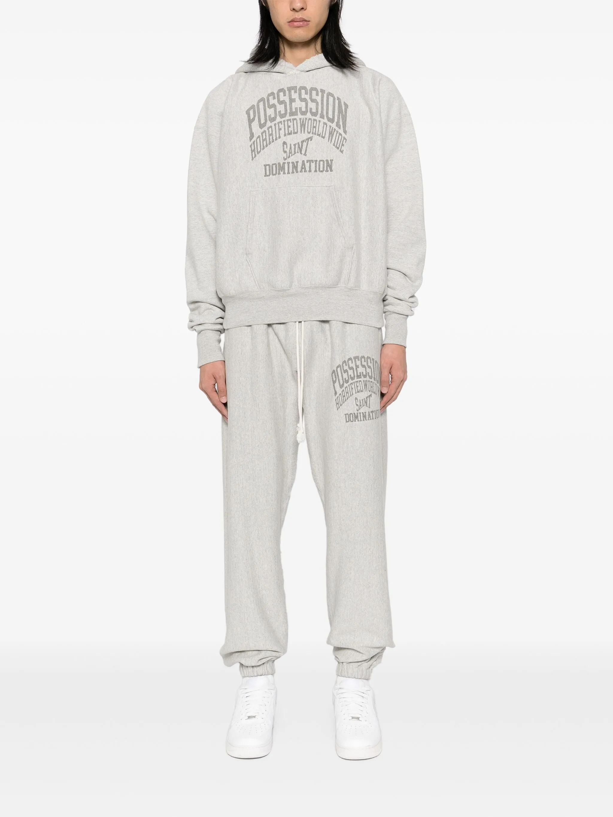 EMBROIDERED GRAPHIC PRINT POSSESSION SWEATPANT