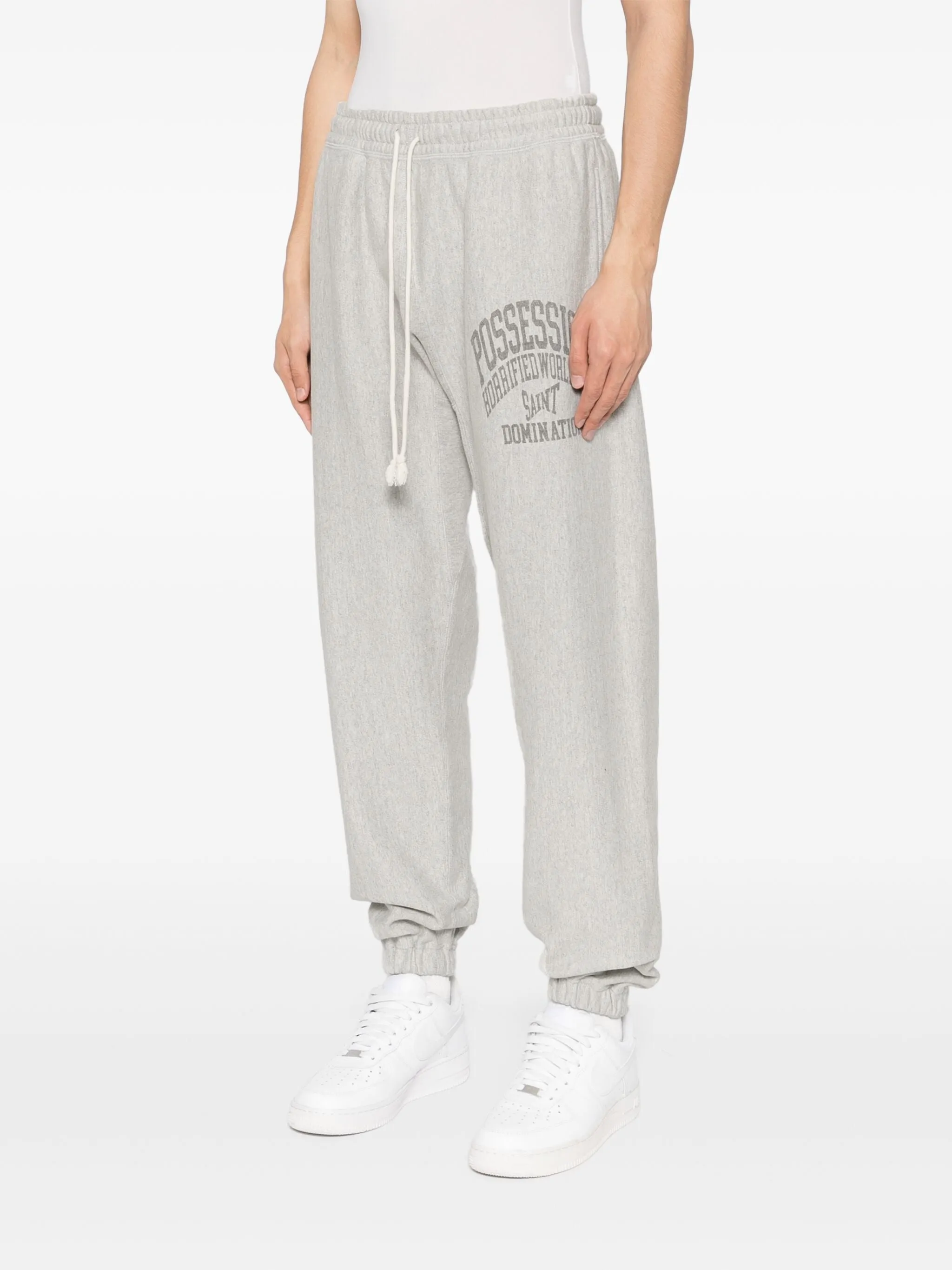 EMBROIDERED GRAPHIC PRINT POSSESSION SWEATPANT