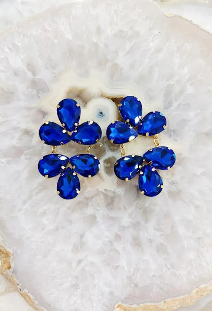 Emily Earrings-Blue