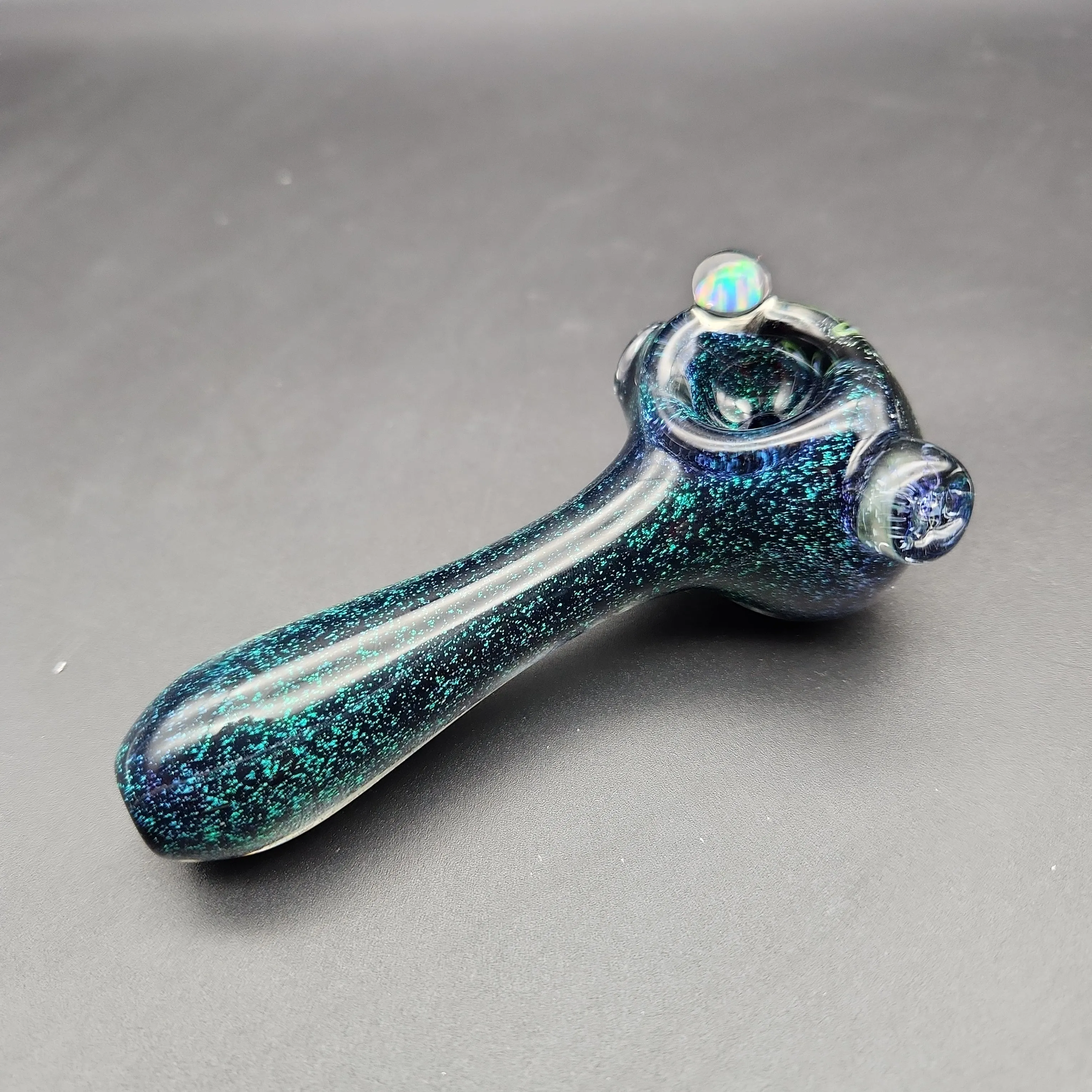 Faceted Dichro Spoon Pipes - by SlynxxGlass