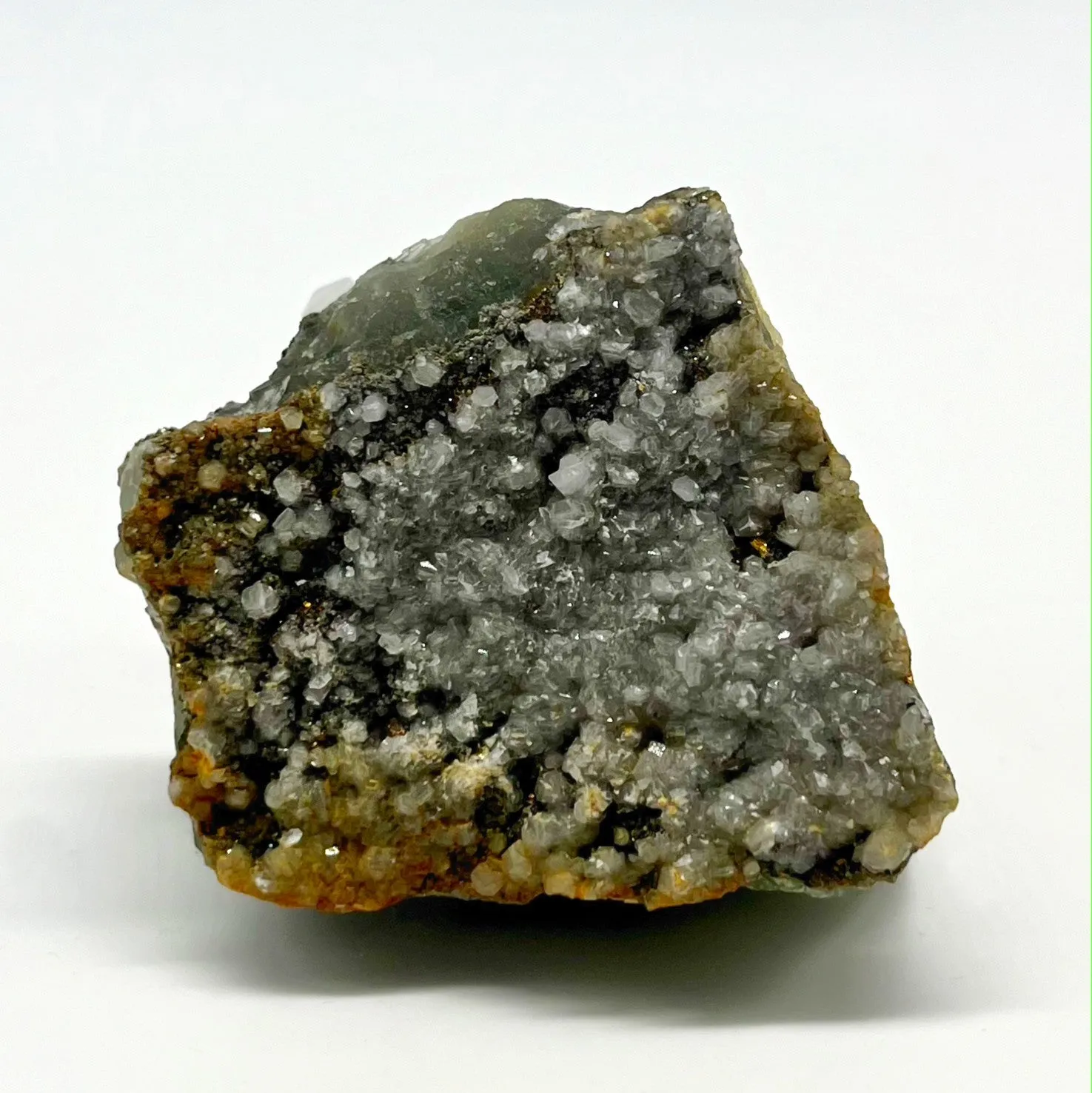 Fluorite, Galena, Sphalerite, Pyrrhotite, Arsenopyrite, Calcite Specimen #4