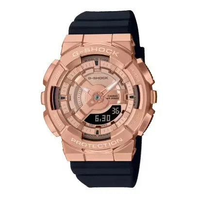 G-SHOCK Women's ANALOG-DIGITAL (Pink Gold/Black - GMS110PG-1A)