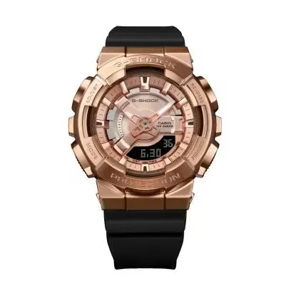 G-SHOCK Women's ANALOG-DIGITAL (Pink Gold/Black - GMS110PG-1A)