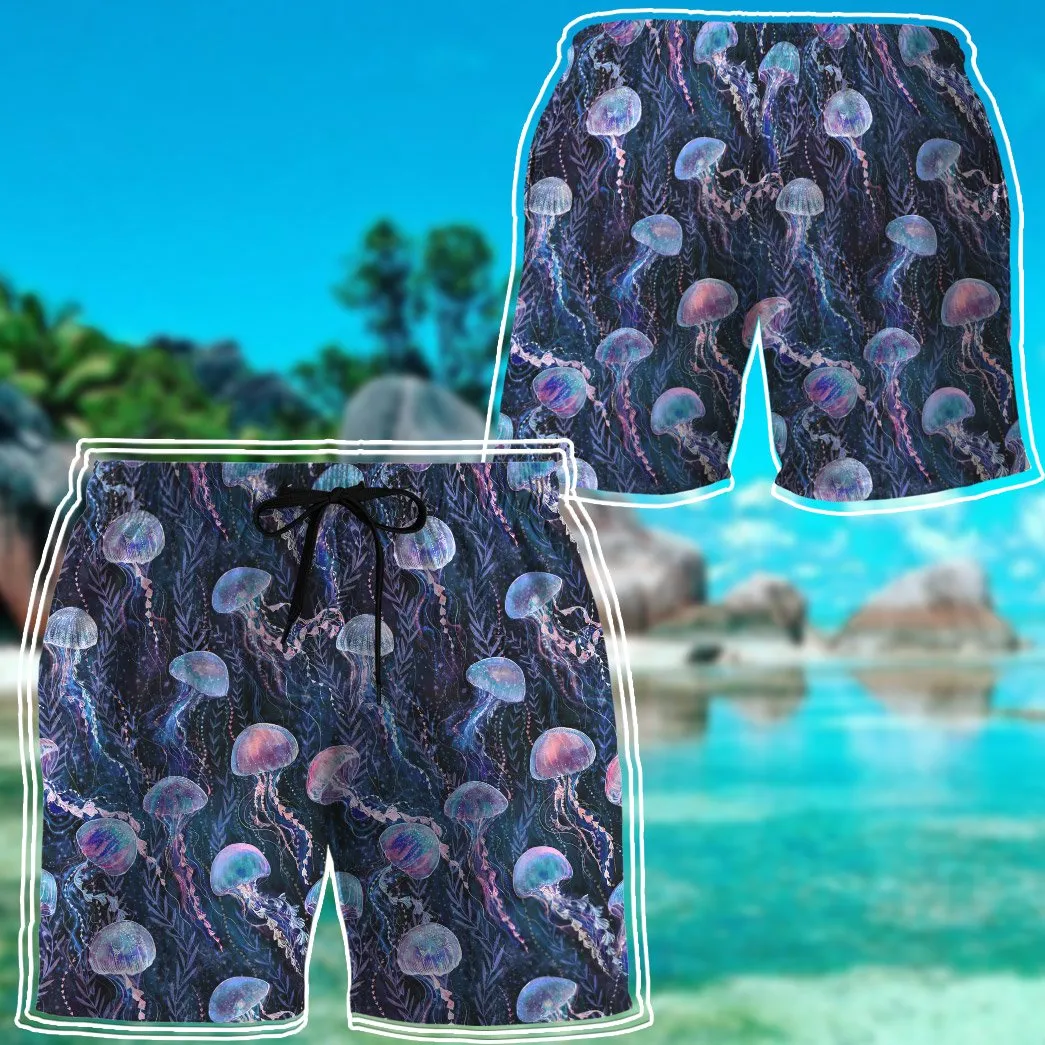 Gearhuman 3D Magic Jellyfish Custom Hawaii Shirt