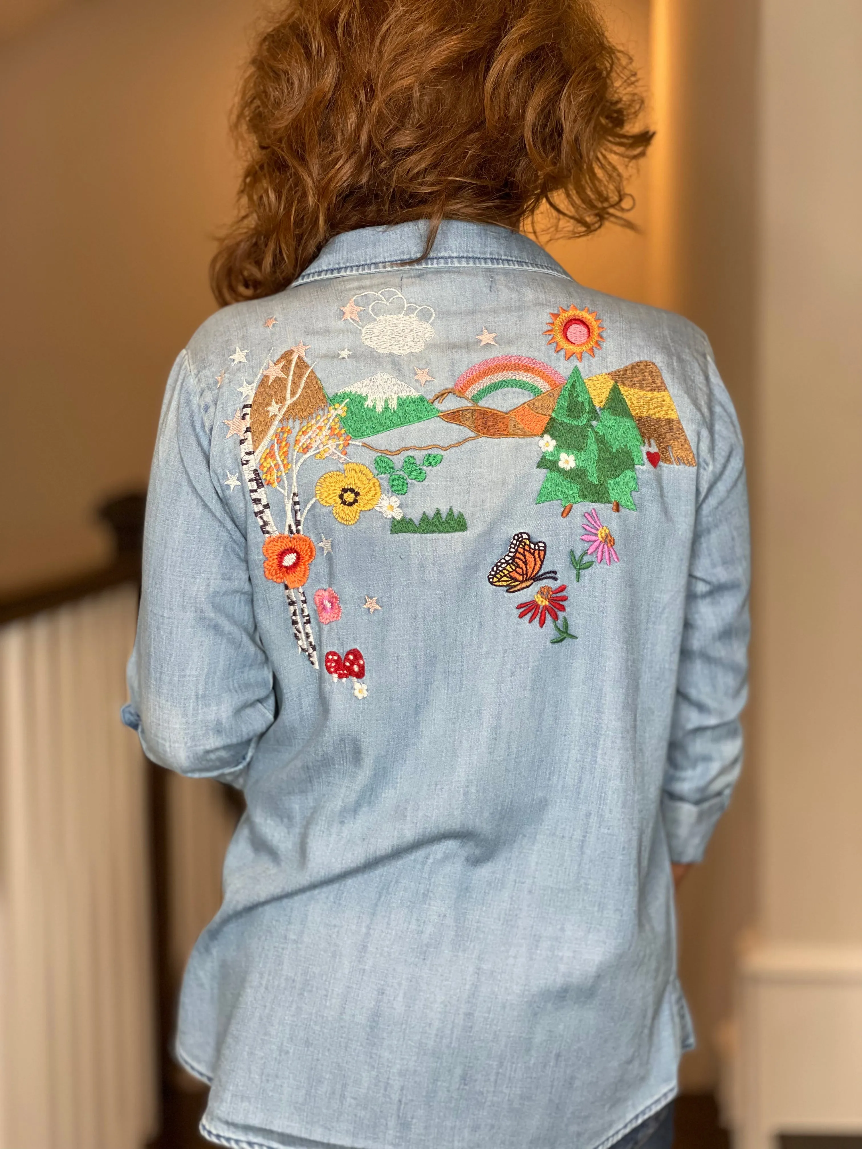 Happy Place Denim Shirt