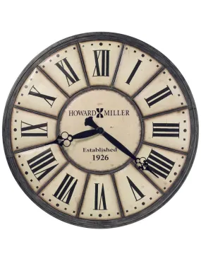 Howard Miller Company Time Oversize Wall Clock - Iron - Roman Numerals - 49 Inch