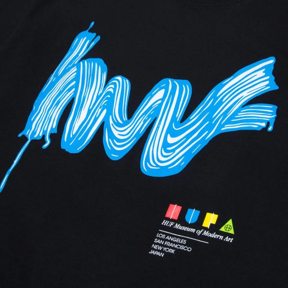 HUF STROKE OF GENIUS S/S TEE-BLACK