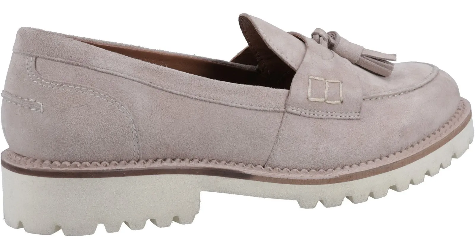 Hush Puppies Ginny Womens Suede Leather Loafer