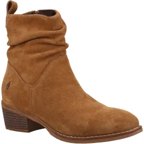 Hush Puppies Iris Womens Suede Leather Ankle Boot