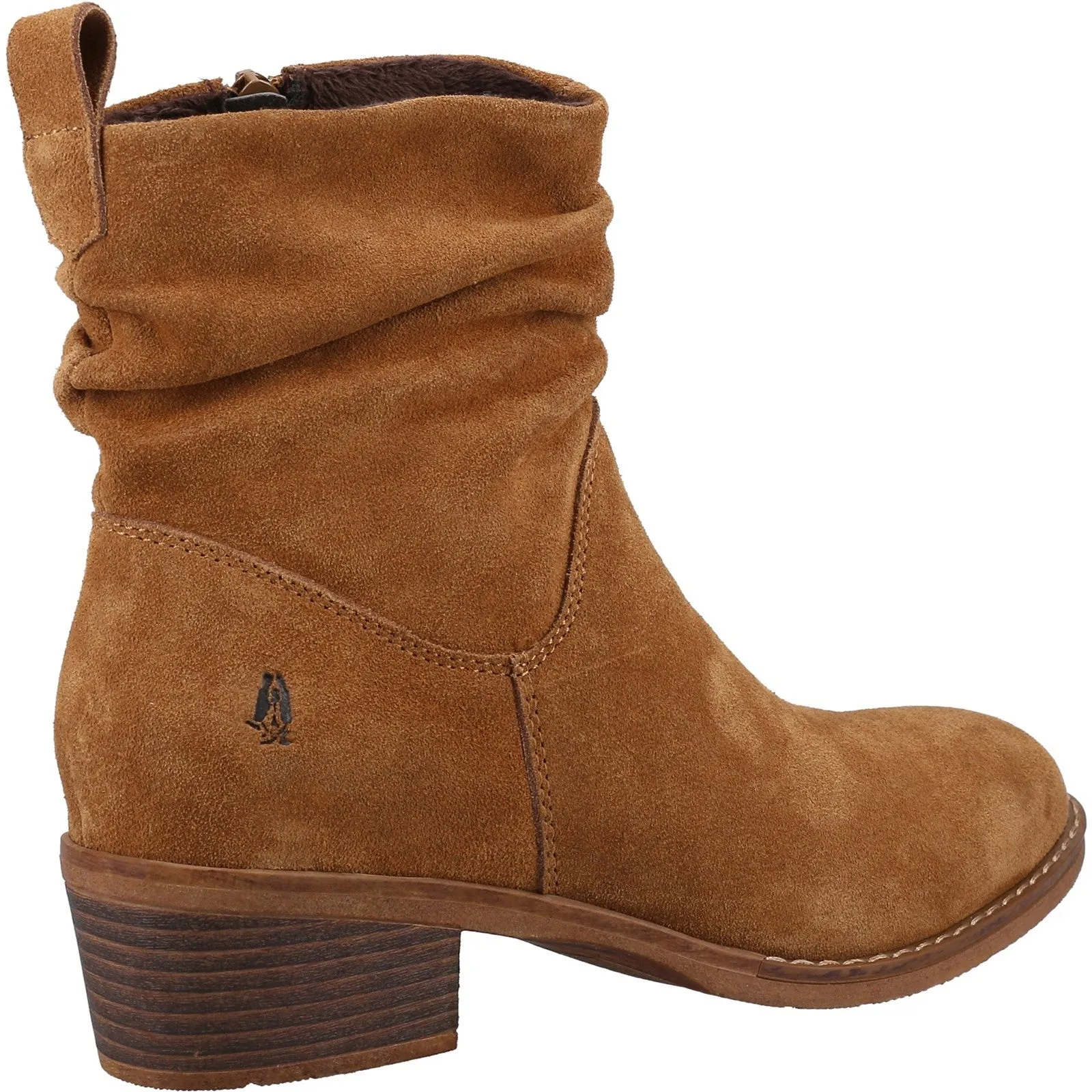 Hush Puppies Iris Womens Suede Leather Ankle Boot