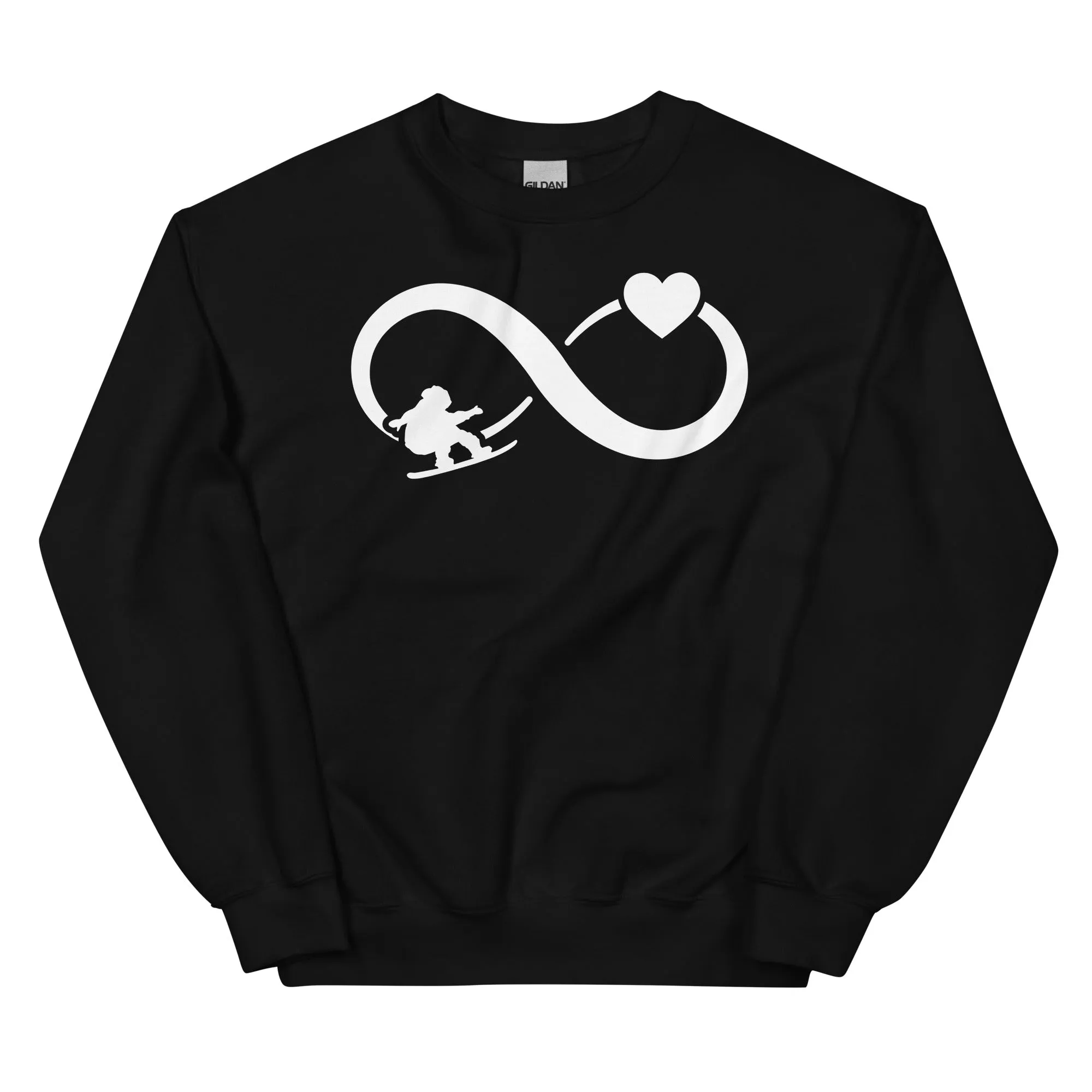 Infinity Heart and Snowboarding - Sweatshirt (Unisex)