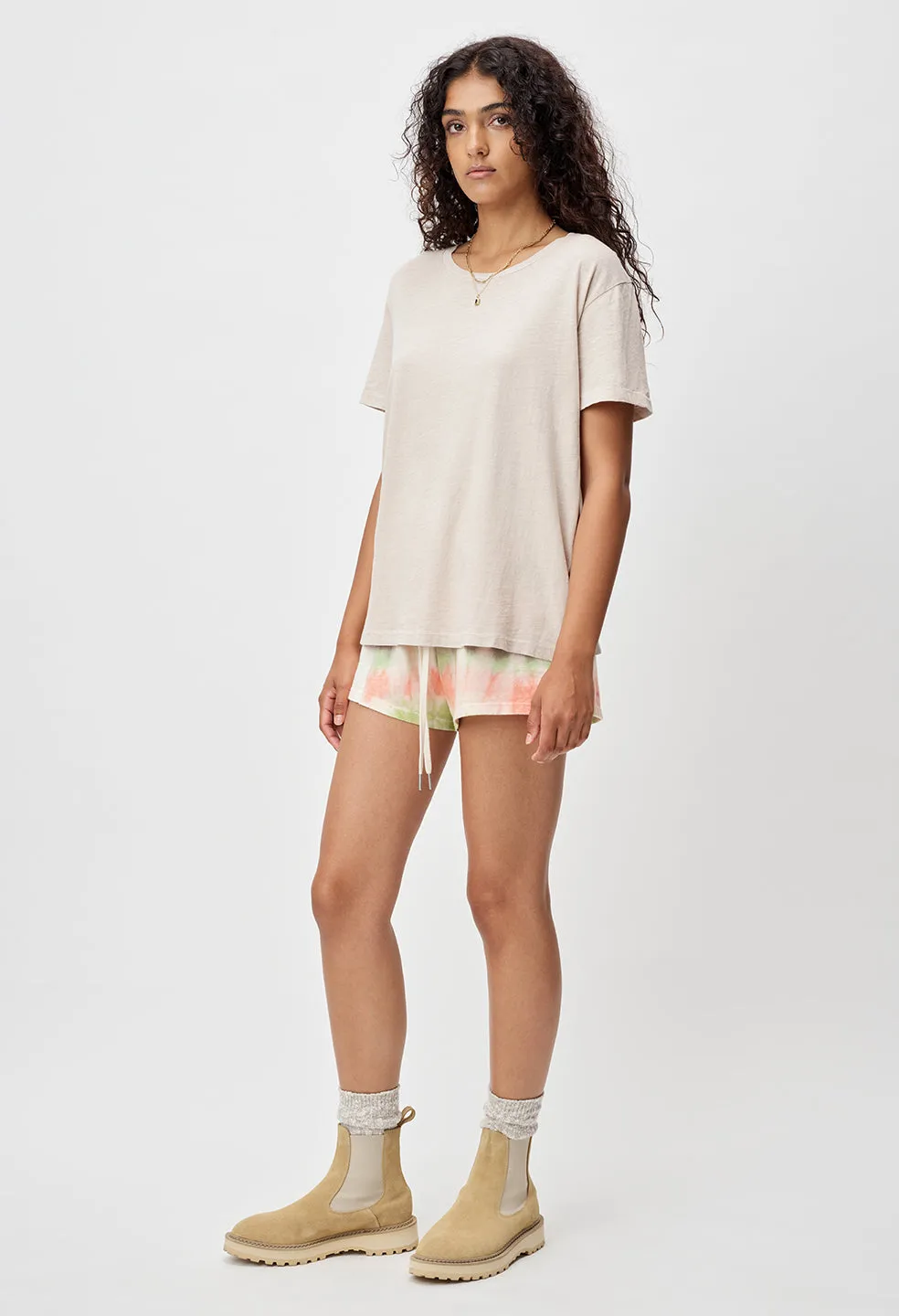 Jersey Relaxed Tee / Fossil