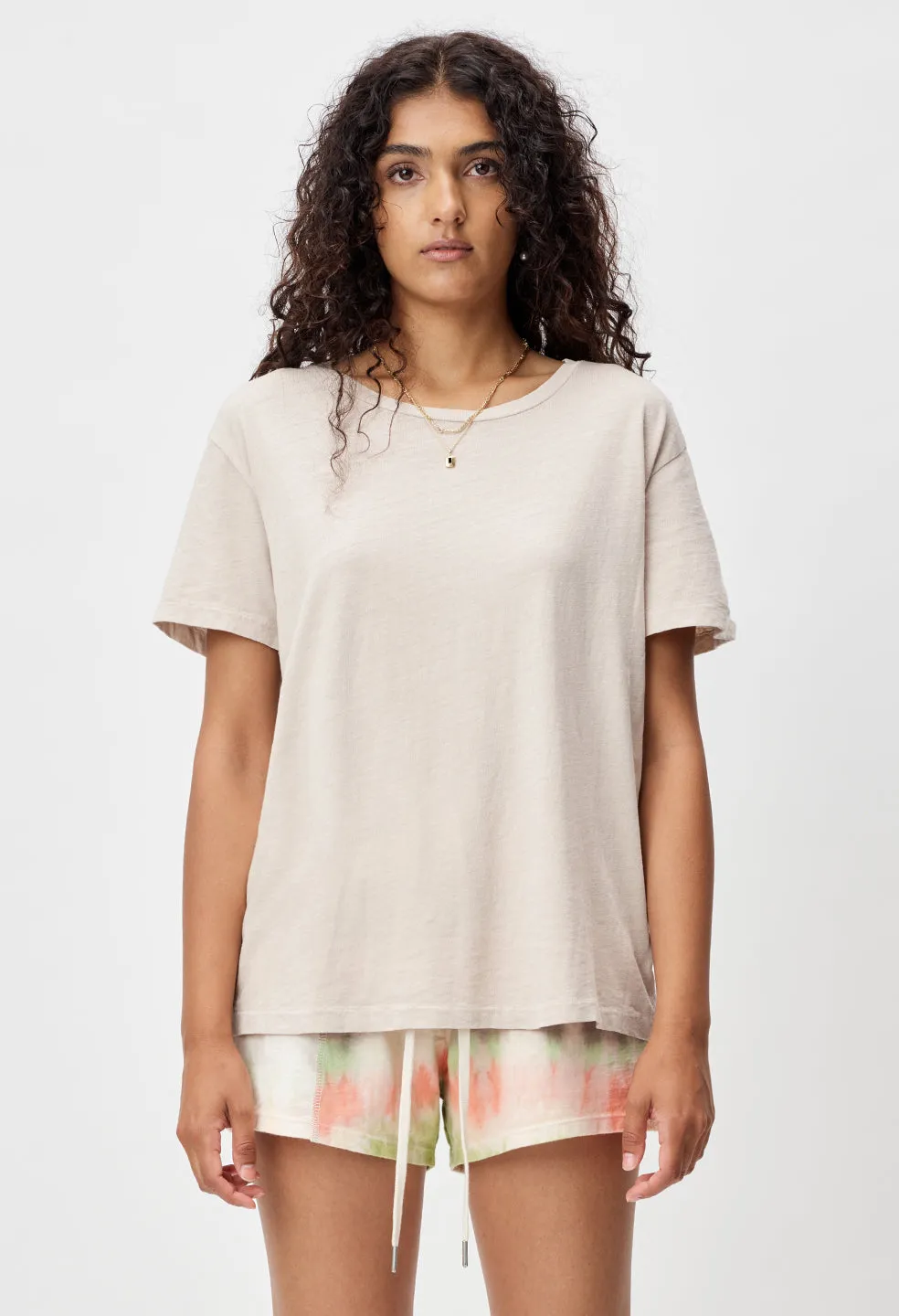 Jersey Relaxed Tee / Fossil