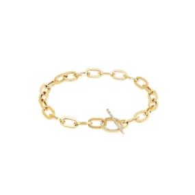 Jumbo Diamond Toggle Bracelet