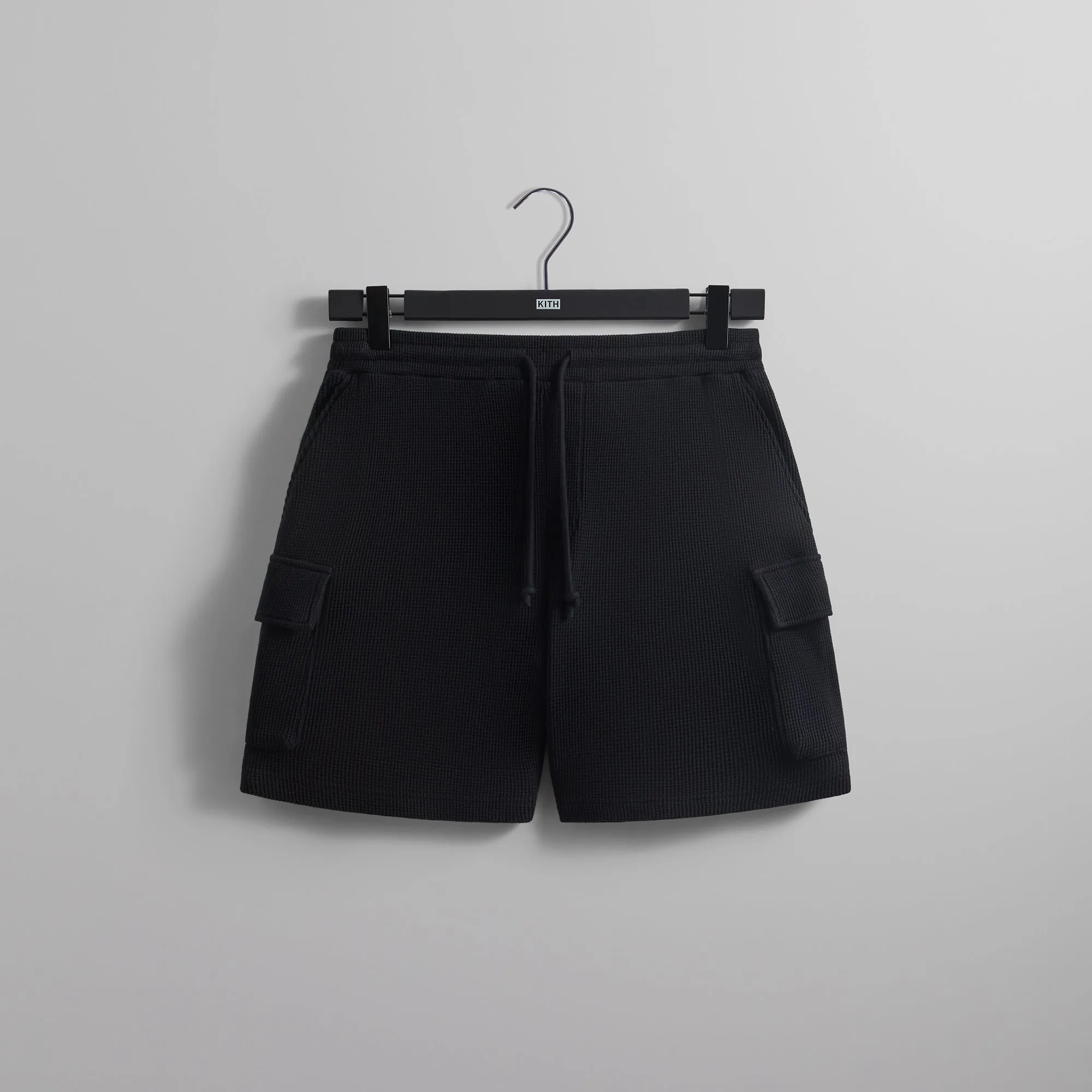 Kith Waffle Fairfax Cargo Short - Black