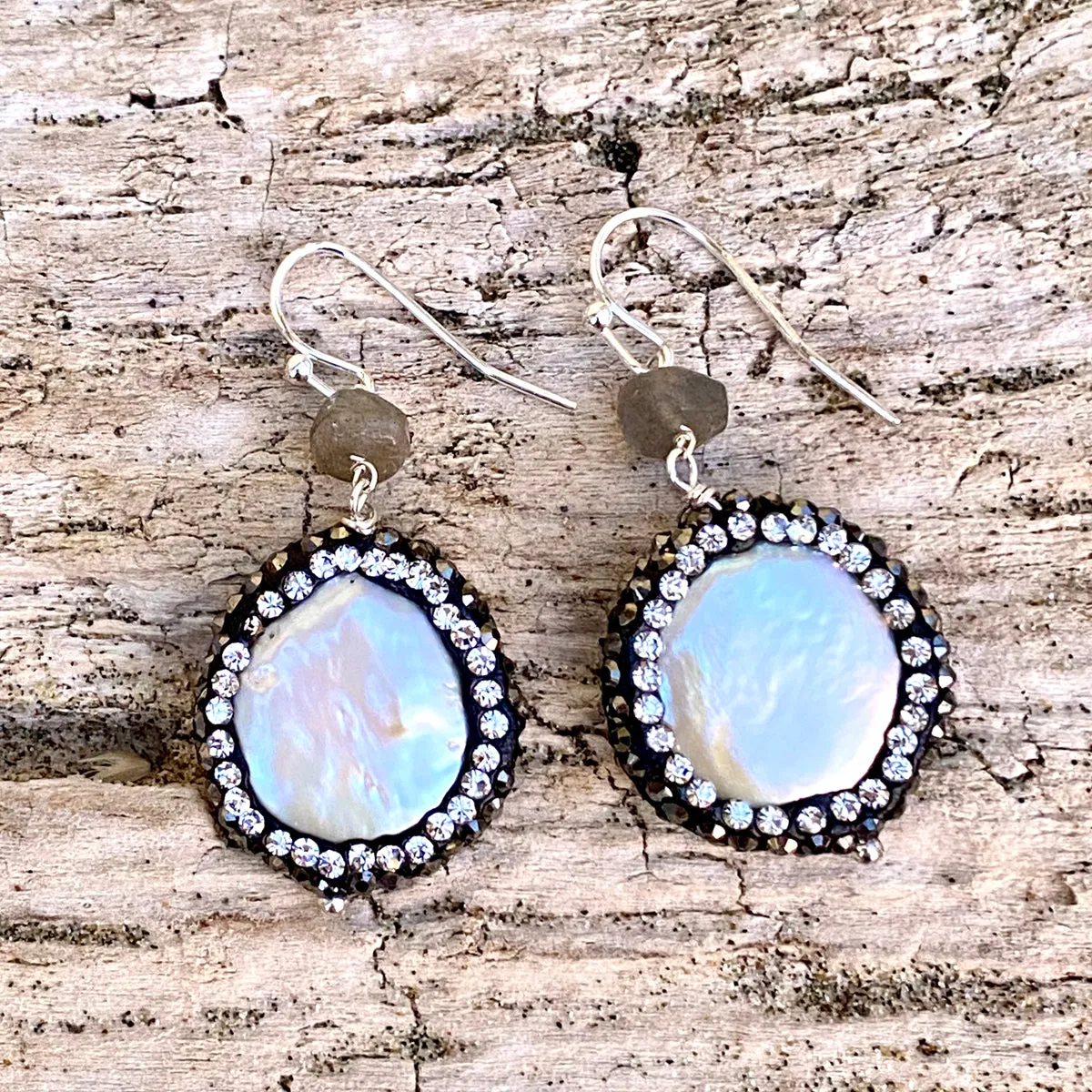 Labradorite Crystal Earrings for a Positive Change in Your Life