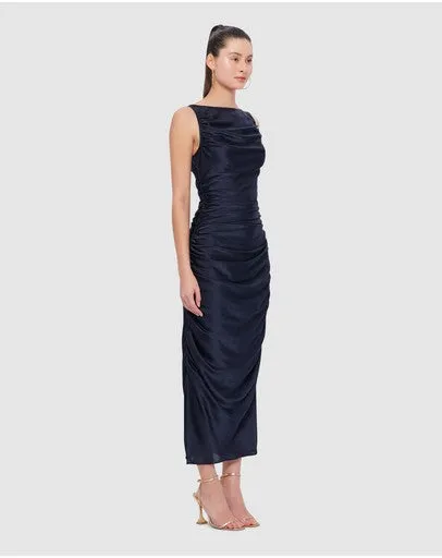 Leo Lin Laura Midi Dress - Oxford Blue