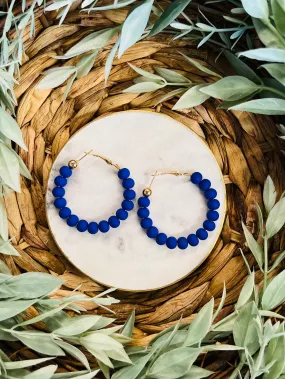 Lexi Beaded Hoop Earrings