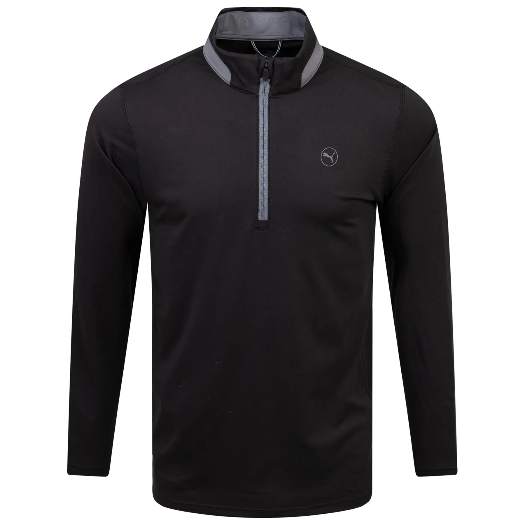 Lightweight Quarter Zip Mid Layer Black/Sky - SS24