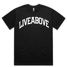 Live Above Arch Tshirt- Black/White