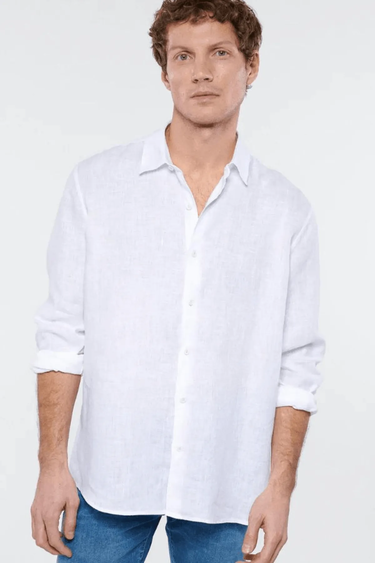 Long Sleeve Linen Buttonup