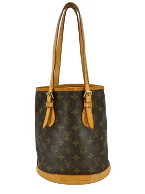 Louis Vuitton Monogram Petit Bucket Bag