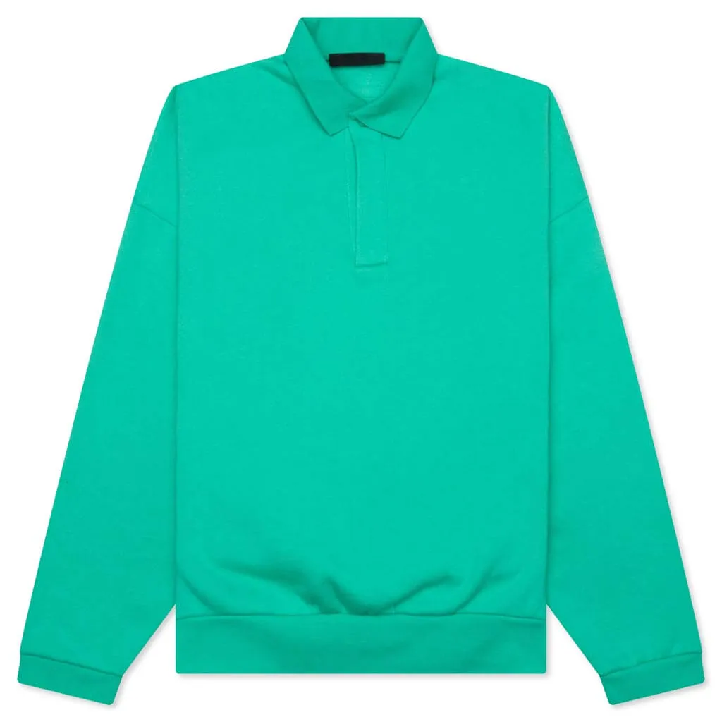 L/S Polo - Mint Leaf